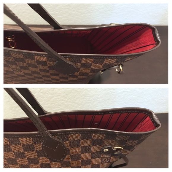 Sold. Louis Vuitton Neverfull MM Damier Ebene Tote - Picture 4 of 8